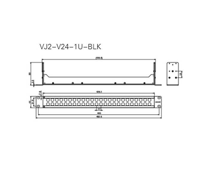 空面板 RS422 跳线盘